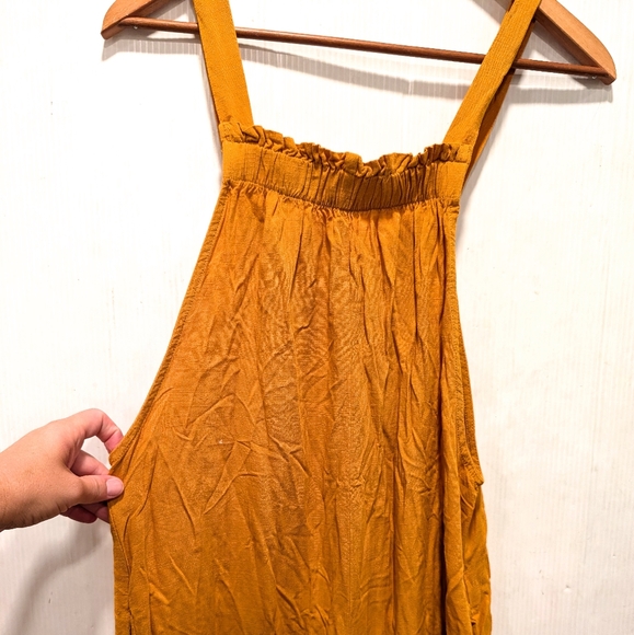 WILD FABLE mustard yellow romper jumpsuit size small - Picture 9 of 12